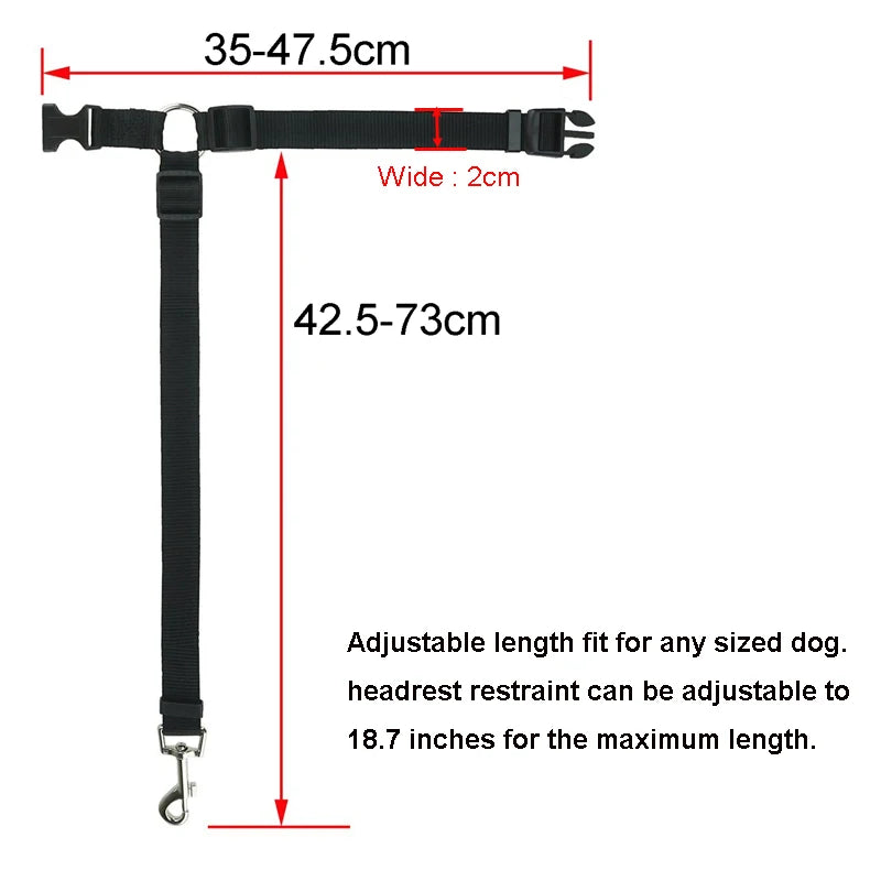 Pet Products Universal Practical Cat Dog Safety Adjustable Car Seat Belt Harness Leash Puppy Seat-Belt Travel Clip Strap Leads