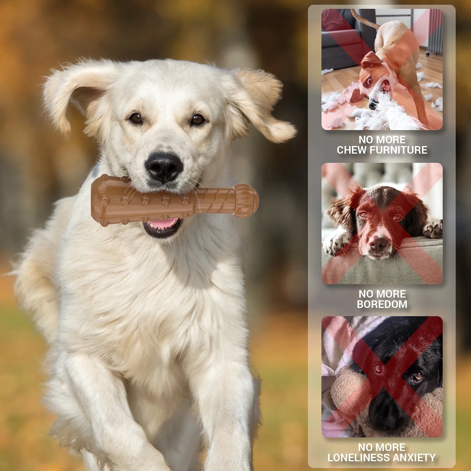 Dog Chew Toys for Aggressive Chewers Large Breed, Baseball Indestructible Tough Durable Non-Toxic Dog Toys for Medium Large Dogs