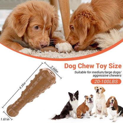 Dog Chew Toys for Aggressive Chewers Large Breed, Baseball Indestructible Tough Durable Non-Toxic Dog Toys for Medium Large Dogs