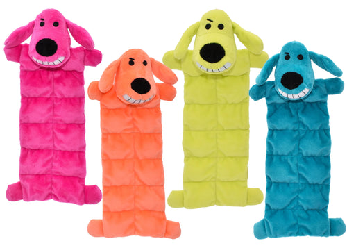 Loofa Dog Toy Squeaker Mat with 13 Squeakers, 12"