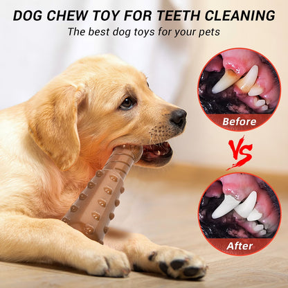 Dog Chew Toys for Aggressive Chewers Large Breed, Baseball Indestructible Tough Durable Non-Toxic Dog Toys for Medium Large Dogs