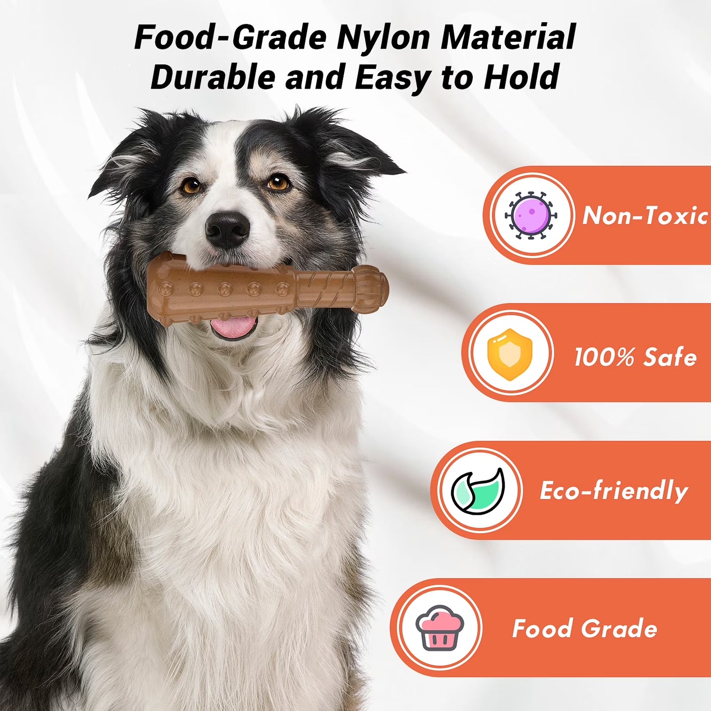 Dog Chew Toys for Aggressive Chewers Large Breed, Baseball Indestructible Tough Durable Non-Toxic Dog Toys for Medium Large Dogs
