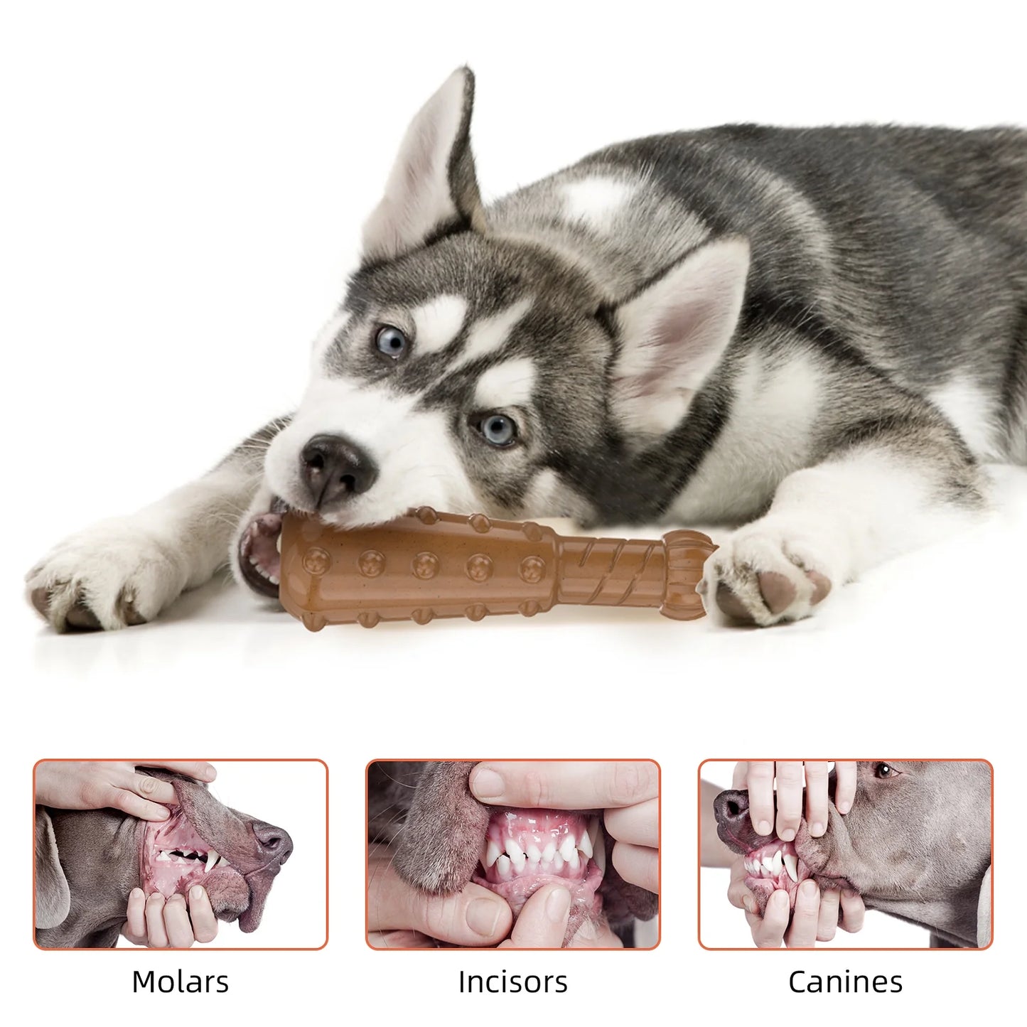 Dog Chew Toys for Aggressive Chewers Large Breed, Baseball Indestructible Tough Durable Non-Toxic Dog Toys for Medium Large Dogs