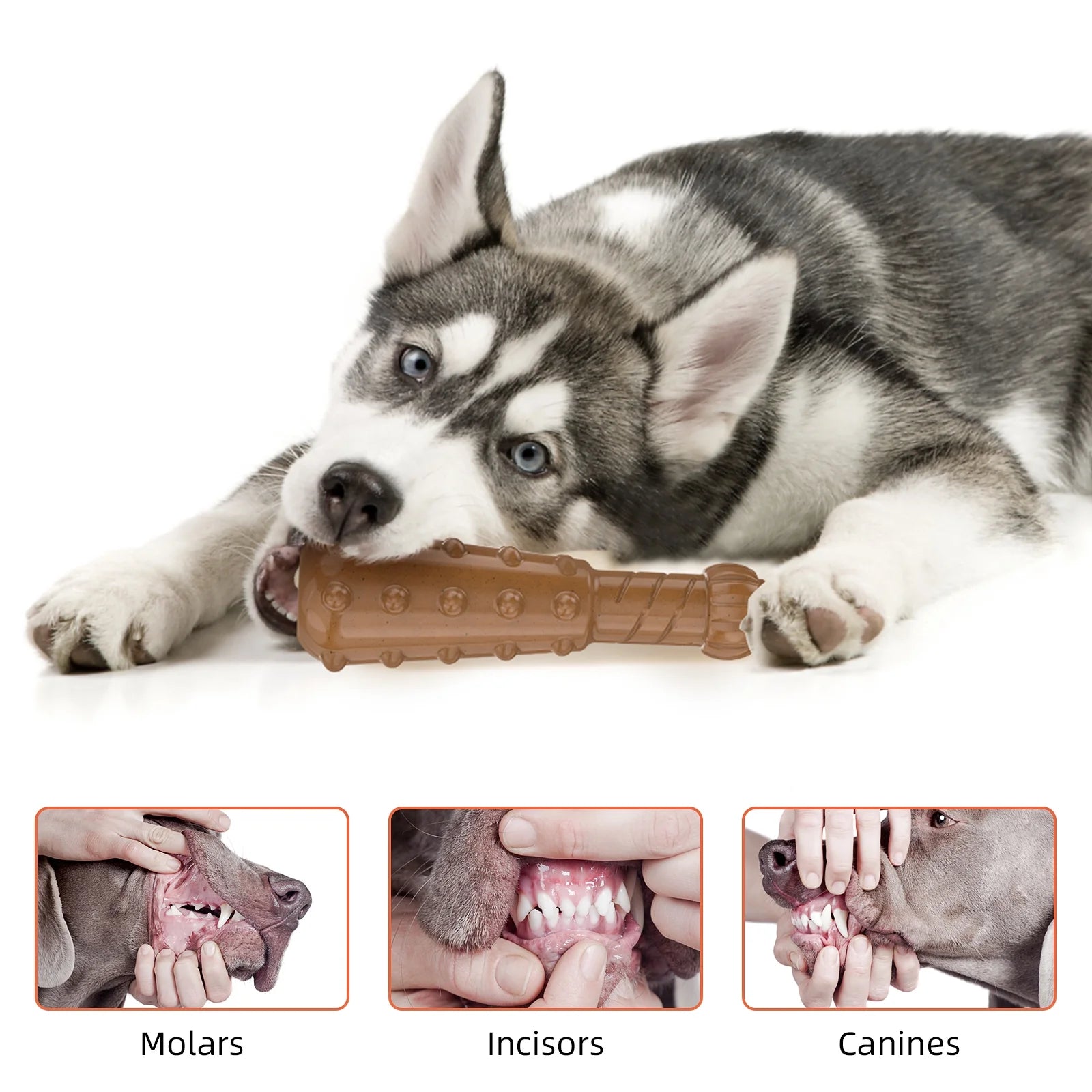 Dog Chew Toys for Aggressive Chewers Large Breed, Baseball Indestructible Tough Durable Non-Toxic Dog Toys for Medium Large Dogs