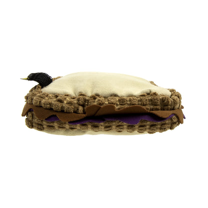 PBJ Squeaky Plush Chew Guard Dog Toy, Medium