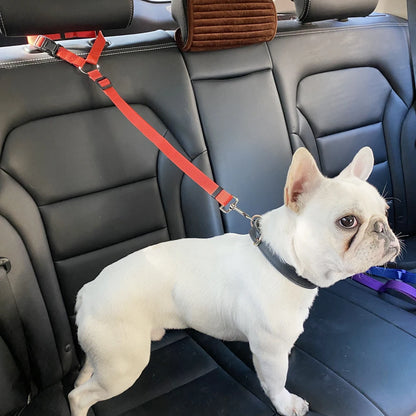 Pet Products Universal Practical Cat Dog Safety Adjustable Car Seat Belt Harness Leash Puppy Seat-Belt Travel Clip Strap Leads