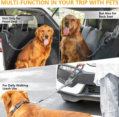 Pet Products Universal Practical Cat Dog Safety Adjustable Car Seat Belt Harness Leash Puppy Seat-Belt Travel Clip Strap Leads